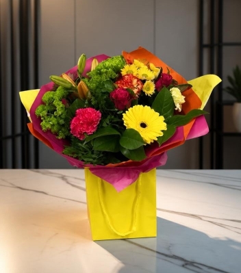 Vibrant Handtied.