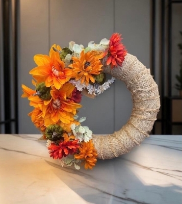 Artificial Door wreath..
