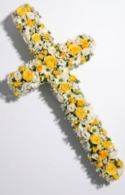 Cross   Loose Yellow & White