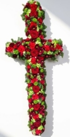 Cross   Loose Red & Lime