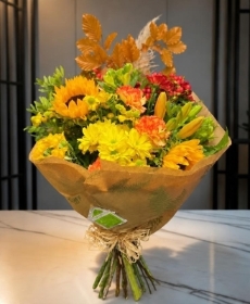 Autumn Cone Flower Wrap.